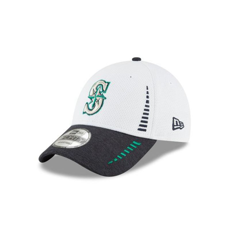 MLB Seattle Mariners Speed Tech 9Forty Adjustable (RTH6433) - White New Era Caps